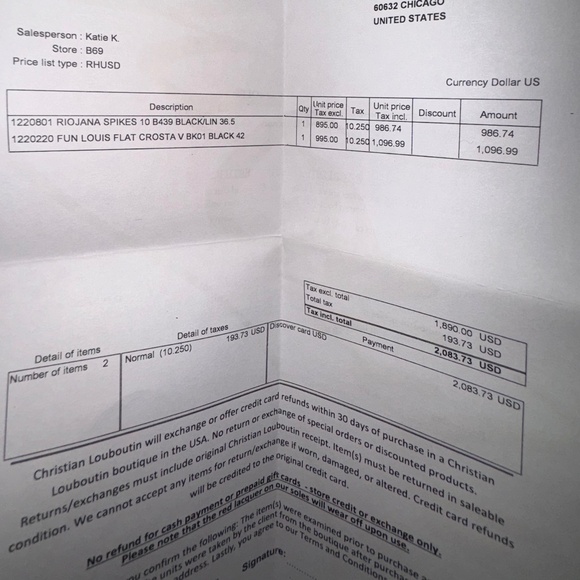 Christian Louboutin Black and Red Heels Strappy 36.5 RioJana Spikes Worn Once - Picture 8 of 11